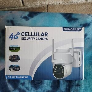 4G Cellular Security Camera - White